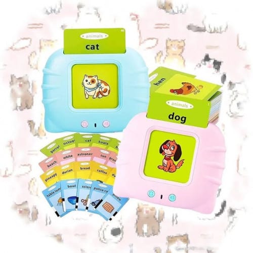 Cartes Flash Parlantes Petits Machine à Lire avec 224 Mots (anglais et arabe)